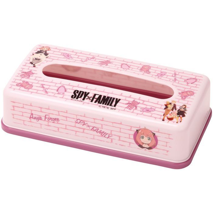 スケーター ティッシュケース ティッシュ入れ ティッシュストッカー1段 SPY×FAMILY スパイファミリー ロイド ヨル アーニャ ソフトパック用 キャラクターグッズ かわいい キッズ 子ども 大人 女の子 男の子 TSST0