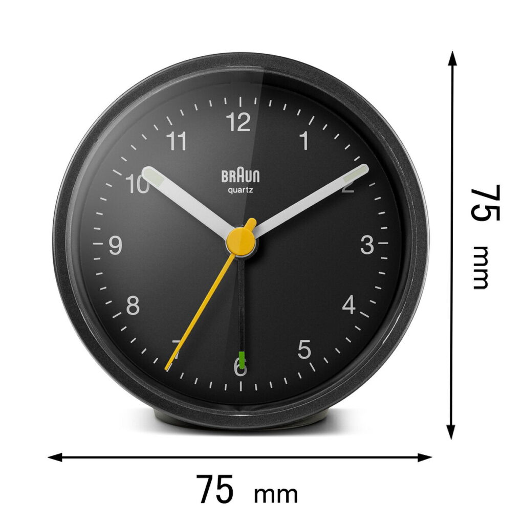 ブラウン 目覚まし時計 BRAUN Classic Analog Alarm Clock BC12B [BC12B]【返品種別A】