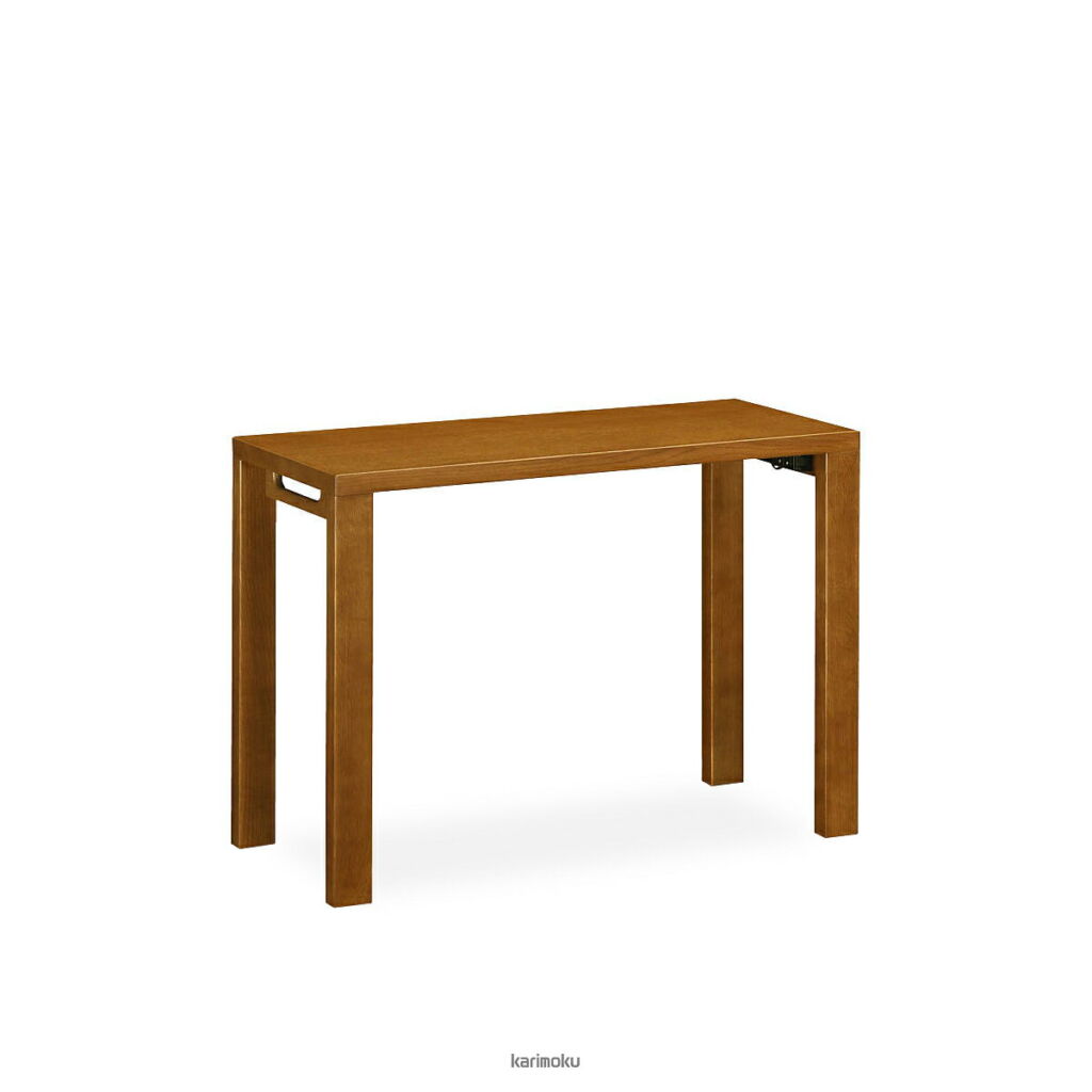 カリモク 学習机 ボナシェルタ デスク 平机 (幅100cm, 奥行き45cm, モルトブラウン色)【全国送料無料】【同梱不可】【店頭受取対応商品】