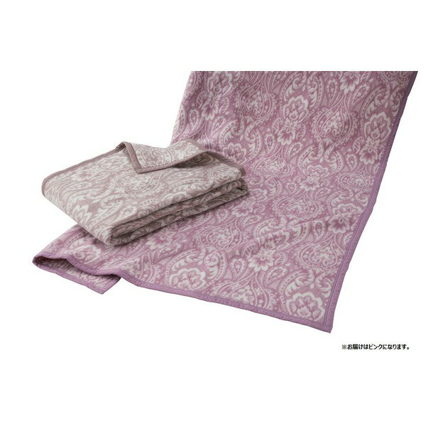 西川 あったかウール毛布 ピンク【代引不可】 [21]