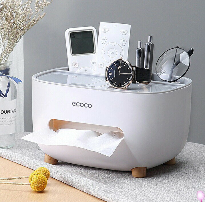送料無料 ティッシュケース リモコンラック ティッシュボックス 卓上収納 ティッシュ 化粧品収納 小物入れ 多機能収納 ホワイト ベージュ リモコンケース 小物収納 北欧風 リビング 寝室 テーブル 事務室分格設計 北欧 おしゃれ 卓上 c-chouzhihe-5113-gg