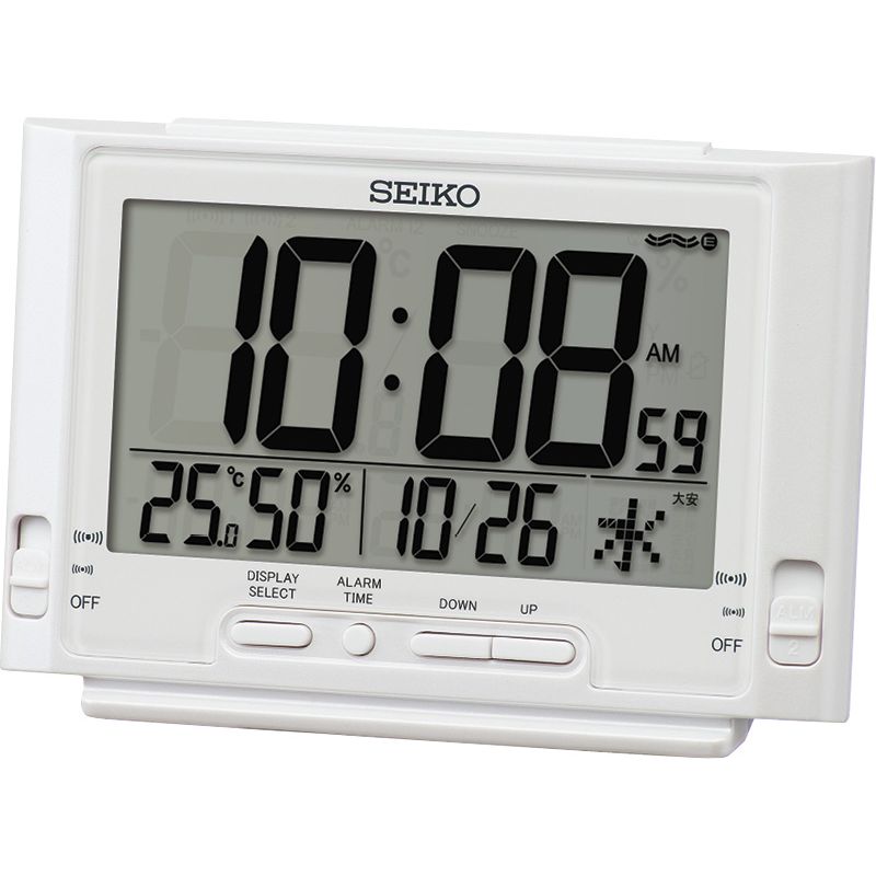 セイコー 電波目覚まし時計 (SQ320W) [キャンセル・変更・返品不可]