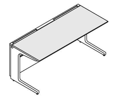 コクヨ レヴィスト デスクシステム パーソナルテーブル スタンダード・ロング幕板テーブル 幅1100mm【SD-LVM117L】