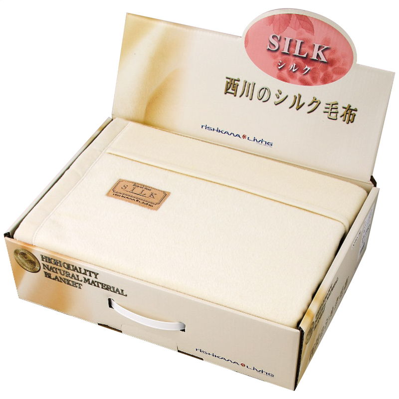 西川 シルク毛布(毛羽部分) (FQ82524001) [キャンセル・変更・返品不可]