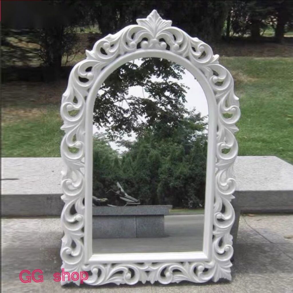 A008493壁掛け鏡 壁掛け 壁掛けミラー ウォールミラ 76x118cm 高級豪華鏡 アンティーク調