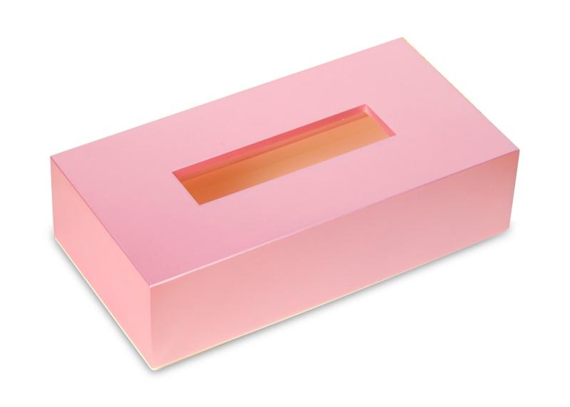 橋本達之助工芸 ティッシュBOX ペルル 「Tissue box Perle」 ピンク