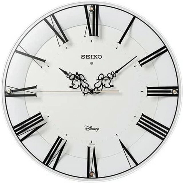 【最大2000円OFFクーポン11日(土)09:59迄】SEIKO CLOCK セイコー クロック FS506W 掛け時計 ミッキーマウス ミニーマウス 電波 アナログ 大人ディズニー 白