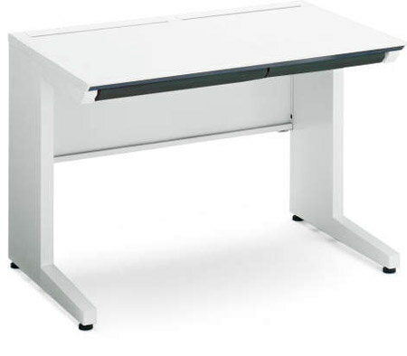 【短納期品!!】コクヨ iSデスク[アイエス][平机(センター引き出し付きタイプ)][ラッチ付きセンター引出し1個付き][W1000×D700×H720mm][配線機能付き][天板カラーホワイト色]オフィス,SOHO,パソコン机,ご自宅,店舗,病院,福祉施設,役所,学校,学習塾向け(SD-ISN107CLSPAWNN)
