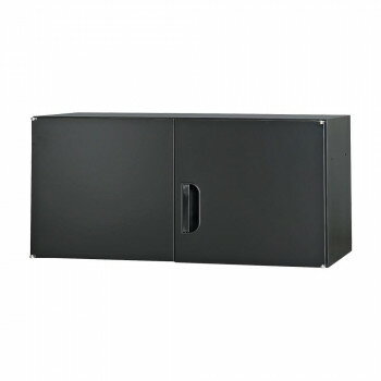 豊國工業 壁面収納庫深型上置き棚H420 ブラック HOS-U3X-B CN-10色(ブラック)【メーカー直送:代金引換不可:同梱不可】【北海道・沖縄・離島は配達不可】