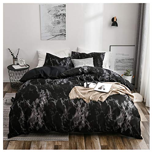 掛け布団 カバーセット 肌に優しい 大理石模様 枕カバー 寝具カバー 防ダニ 洗い替え速乾タイプ