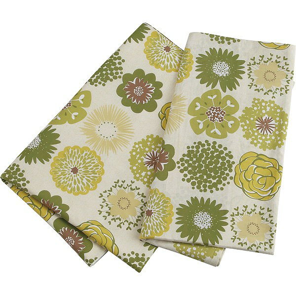 【12/5限定!抽選で100%ポイント還元 最大400円OFFクーポン】 掛・敷ふとんカバーセット(フラワードット) グリーン ギフト対応不可 (送料無料)