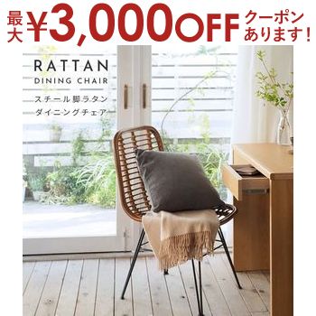 ラタンチェア 完成品 肘なし ダイニング パーソナルチェア デスクチェア メッシュ かわいい おしゃれ スチール チェアー 椅子 イス 天然 藤 モダン カフェ 北欧 韓国 リビングチェア 一人暮らし 軽量 丈夫 アジア リゾート ヴィンテージ ナチュラル