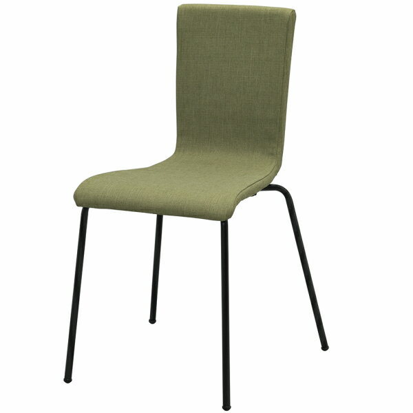 ファブリックチェアII グリーン ブラック脚 (1脚) RFC-FPGN2BFF アールエフヤマカワ RFyamakawa 椅子 会議用椅子 会議椅子 イス ミーティングチェア カフェチェア ダイニングチェア ワークチェア スタッキングチェア スタックチェア オフィス家具
