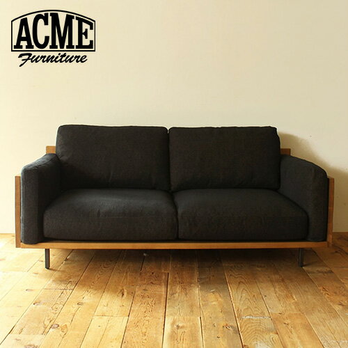 アクメファニチャー ACME Furniture CORONADO SOFA 2.5P W1900 カノアBK コロナド ソファ W1900 カノアBK 幅190cm ブラック ソファ ソファー 2.5人掛け 3人掛け インテリア ソファ ソファー