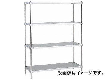 エレクター ソリッドエレクターステンレスシェルフ LSS910S・PS1590-4(7706804) Solid Erector Stainless steel shelf