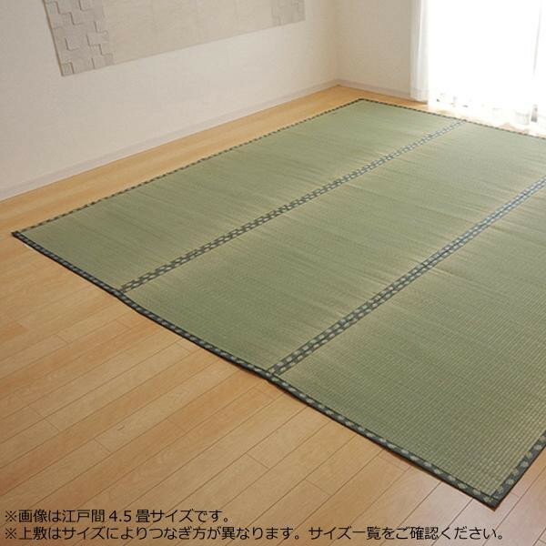 純国産 い草 上敷き カーペット 双目織 『松』 六一間6畳(約277×370cm) 1113366【同梱・代引き不可】