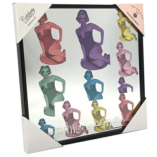 マリリン・モンロー ミラーアートフレーム 鏡 ミラー ピクチャーアート ヴィンテージ Marilyn Monroe インテリア ハリウッド キャラクター マリリンモンロー グッズ インポート 13046