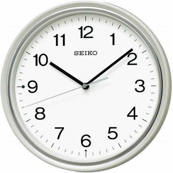 【送料無料】SEIKO CLOCK (セイコークロック) 掛け時計 白パール 直径27.5x4.7cm 電波 アナログ KX252W ※北海道・九州・沖縄・離島は別途送料(1080円〜2160円)ホワイト KX252L 人気 子供部屋 学習 シンプル 可愛い オシャレ 電話機 スマホケース 法人割引 即納