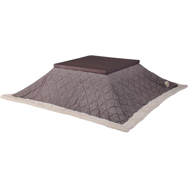 こたつ布団 こたつ掛布団 190×190cm 正方形 ツイード KK-101BR ブラウン 薄掛け リビング ダイニング インテリア雑貨 (代引不可)
