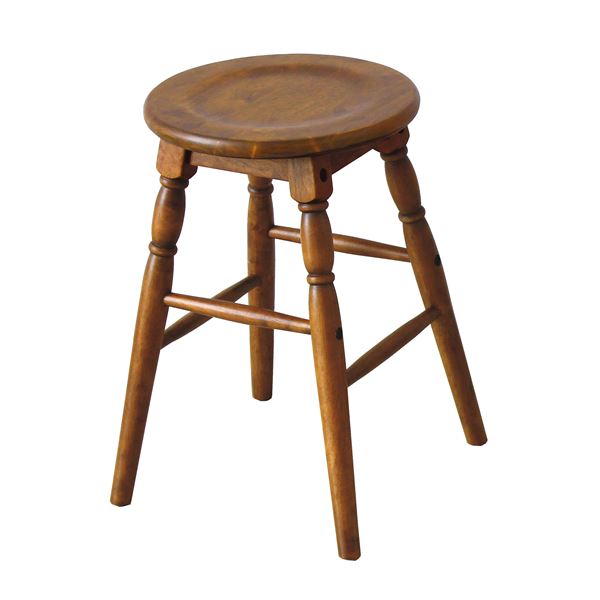 スツール hommage Low Stool ブラウン 【組立品】 (代引不可)