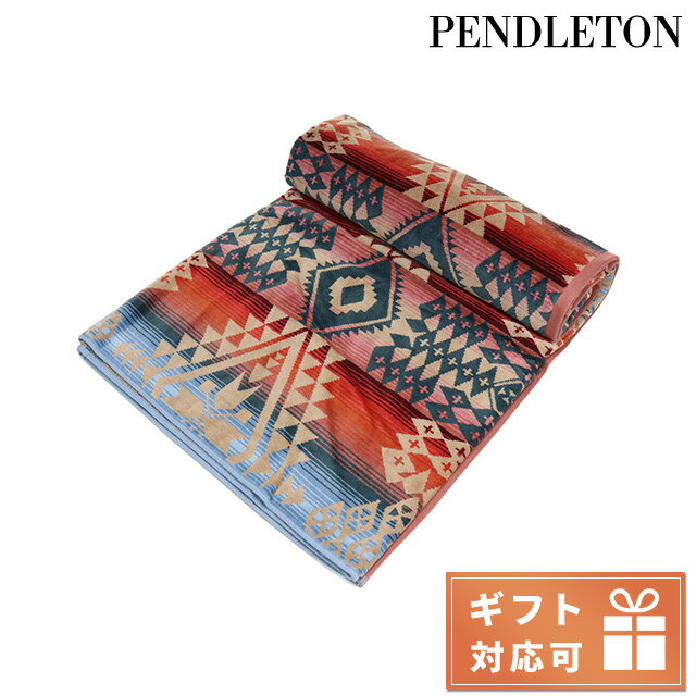 【あす楽対応】 ペンドルトン ブランケット ユニセックス PENDLETON コットン100% XB233 CANYONLANDS DESERT S ピンク系 マルチカラー 小物