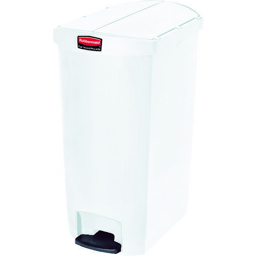 ラバーメイド 【売切廃番】スリムジムステップオンコンテナ エンドステップ68.1L ホワイト [1883560] 販売単位:1 送料無料