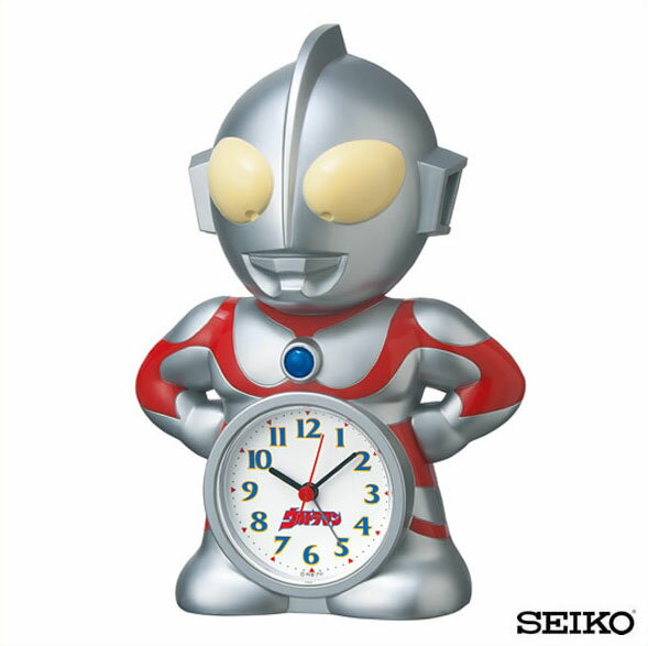 SEIKO セイコークロック キャラクター 目ざまし時計 ウルトラマン JF336A 国内正規品 キッズ おしゃべり目覚まし 卒園祝い 入学祝い 誕生日プレゼント 子供 男の子 クリスマスプレゼント 小学生 小学校