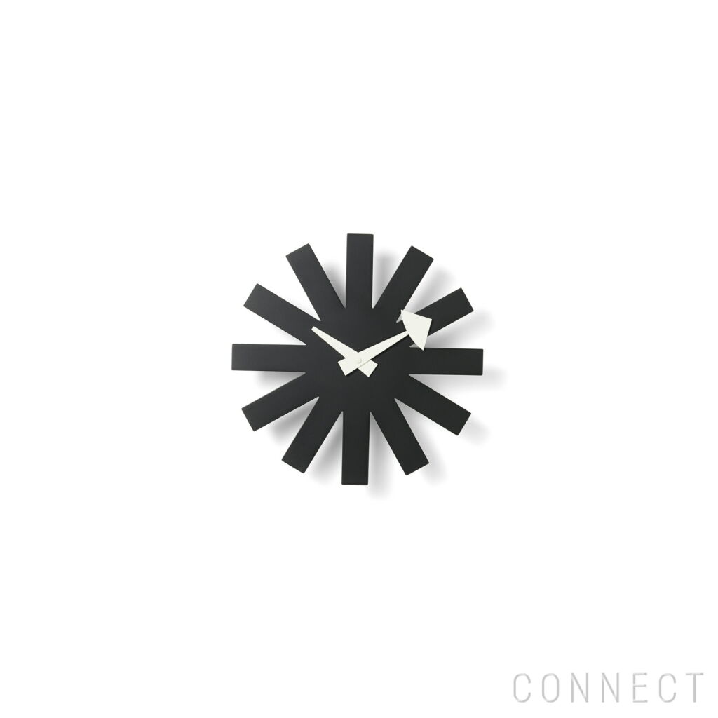 Vitra(ヴィトラ) / Wall Clocks(ウォールクロック) / Asterisk Clock(アスタリスク クロック) / Black / 掛け時計