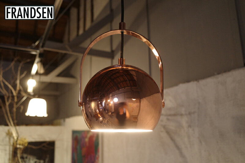 SALE BALL HANDLE pendant/ボール ハンドル ペンダント Frandsen/フランゼン社 デンマークデザイン ペンダントランプ ペンダントライト カッパー 銅 北欧デザイン ライト 照明 正規品保証 moda en casa/モーダエンカーサ 2【中古】