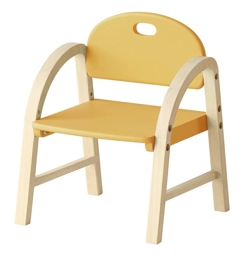ICHIBA キッズアームチェア(マスタードイエロー) 118-343449 amy [118343449]