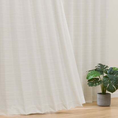 お好みサイズカーテン RK022 アイボリー(幅-100/丈90-170cm)