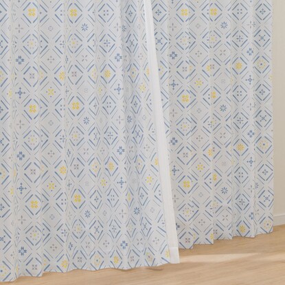 お好みサイズカーテン　DH59　BL(幅-100/丈90-170cm)
