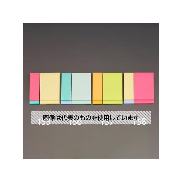 アズワン(AS ONE) 75x50mm/75x25mm 強粘着メモ(30枚x4個/3色) EA762GA-155 入数:1パック