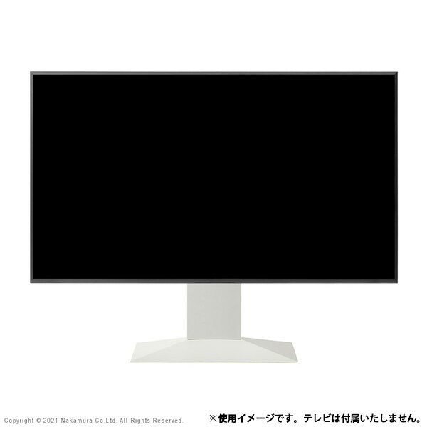 【返品OK!条件付】テレビ台 WALLインテリアテレビスタンドV4 フロアタイプ 60～90v対応 WLTVJ5-SW サテンホワイト マストバイ【KK9N0D18P】【160サイズ】