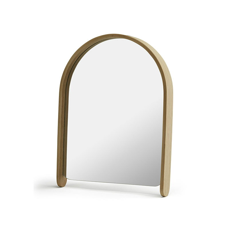 Cooee Design ウッディミラー オーク 木製 Woody Mirror Oak 北欧 モダン おしゃれ nest クーイー クーイーデザイン スウェーデン 鏡 インテリア 曲木