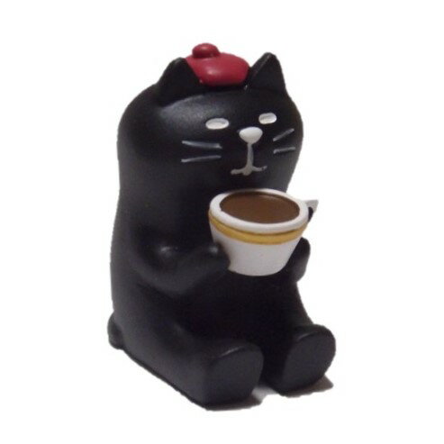 黒猫コーヒー デコレ concombre