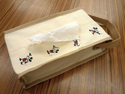 【定価1300円×2個セット】ミッキーマウス ティッシュカバー 新品 (型番LX7165)
