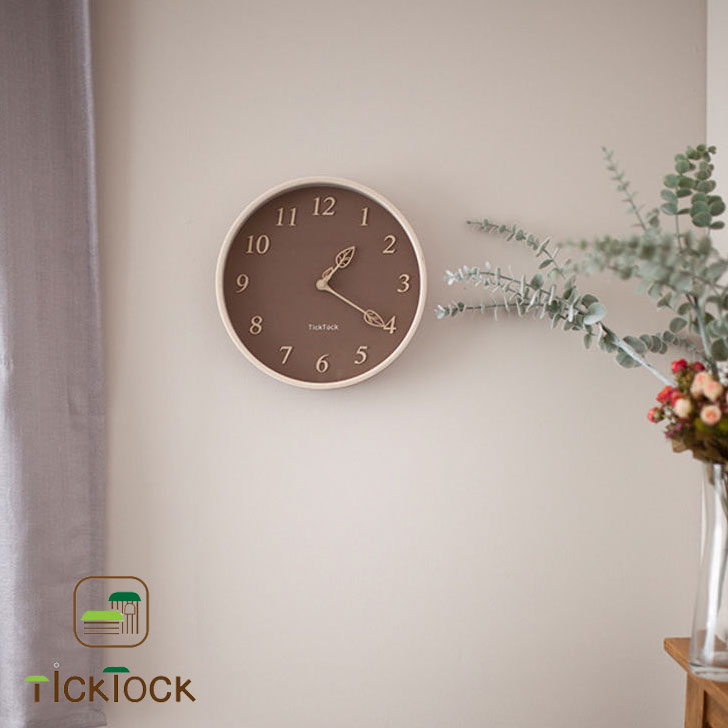 ティックトック 壁掛け時計 TickTock 正規販売店 300 Milk Tea Interior Wall Clock ミルクティー インテリア ウォール クロック Latte ラテ Coffee コーヒー Black ブラック 壁時計 6234845798 ACC