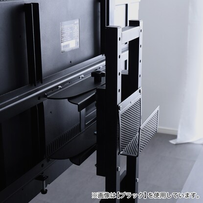 壁寄せテレビスタンド専用 ハードディスクホルダー(LH02用 WH)