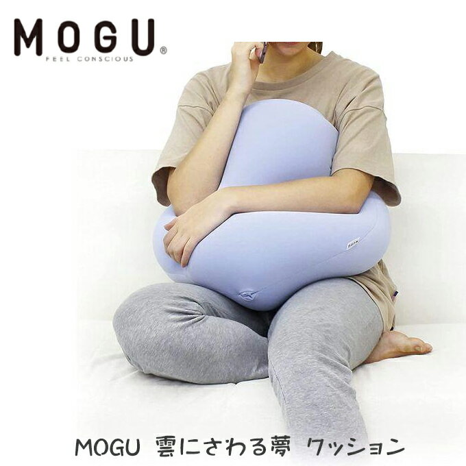 贈り物におすすめ ビーズクッション MOGU 雲にさわる夢 クッション (スカイブルー)日本製 抱き枕 パウダービーズ 出産祝・誕生日・入園・御祝・結婚祝【入学 お返し】【母の日 父の日】癒し