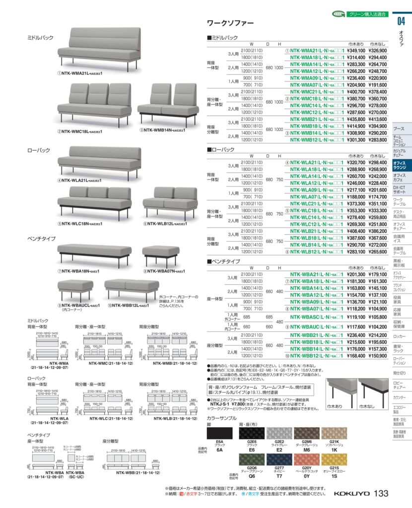 ★ポイント最大16倍★【送料無料】- デスク WVL 台形脚 基本 開閉配 DWV-FD2014-6A6APW2 20505714コクヨ kokuyo -【コクヨ家具】