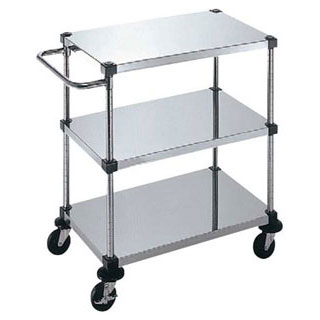 【 サイドハンドル付3段 S-4-3-B-9-L 】【 厨房器具 製菓道具 おしゃれ 飲食店 】