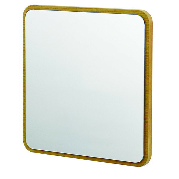 塩川光明堂 ウォールミラー ハビット しかく NA ナチュラル