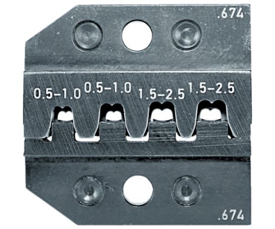 RENNSTEIG 圧着ダイス 624-674 ソケットコンタクト 0.5-2. 624-674-3-0 1組