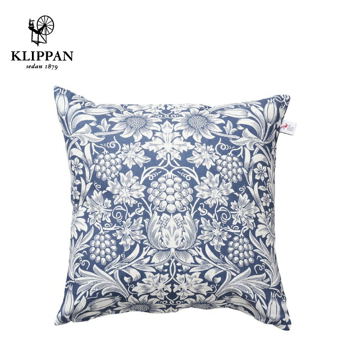 KLIPPAN クリッパン クッションカバー サンフラワー ブルー 45×45cm William Morris(ウィリアム・モリス) コットン スウェーデン 天然素材 北欧 おしゃれ かわいい