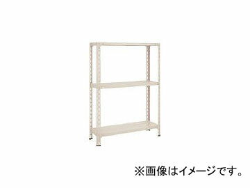 トラスコ中山 軽量棚開放型 1800×450×1200 天地3段 ネオグレ 46X-13 NG(5108250) Lightweight shelves opening type Tenchi stage Neogure