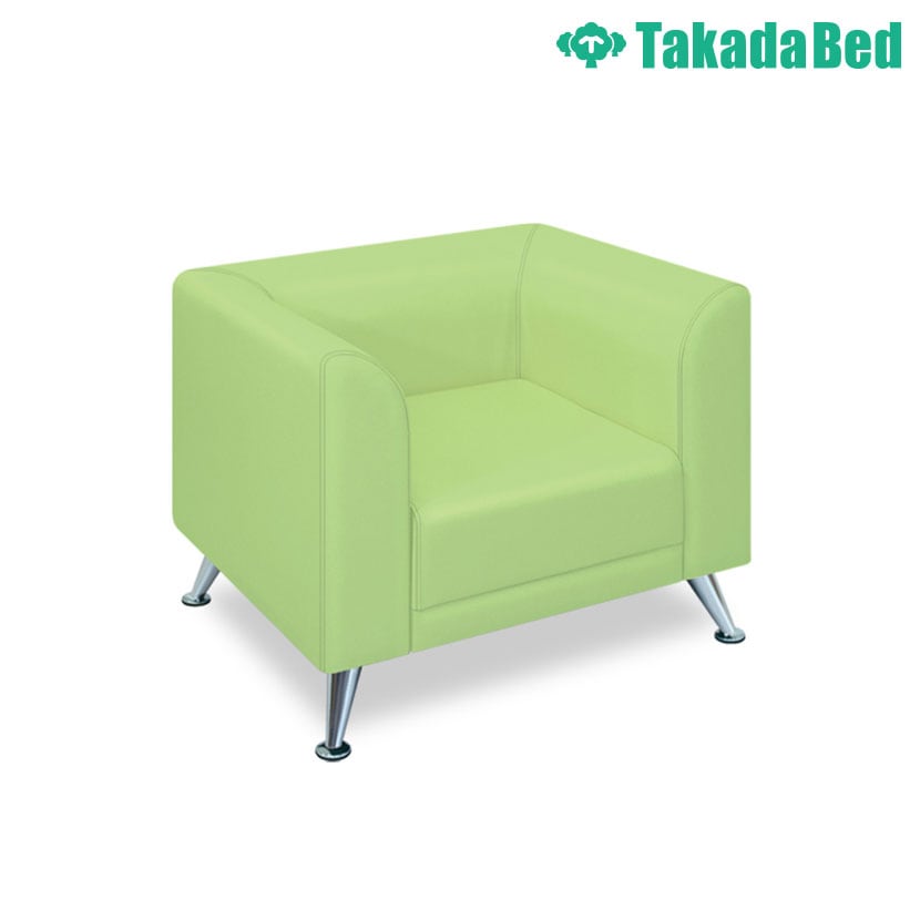 高田ベッド ソファー・チェア TB-1019-01 NMキング(01) デザイン性 美しいアルミ脚 背もたれ/肘曲線仕上 サイズ/カラー(18色)選択可能