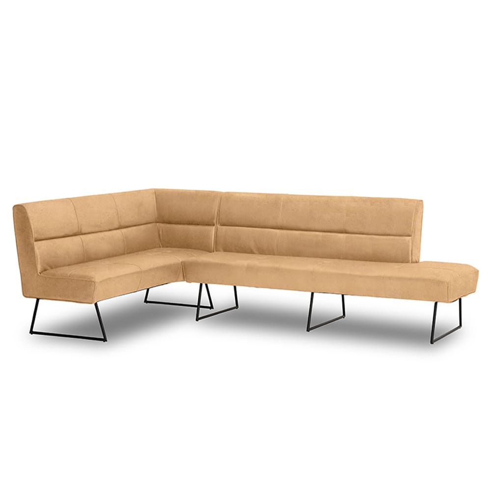 【レザーテックス】　LDソファセット　マルクト　右コーナー　(クラフトベージュ)