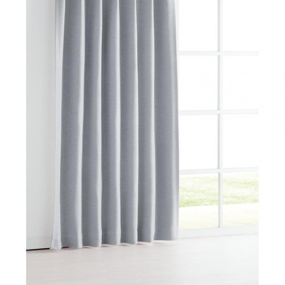 厚地カーテン　プレステージ　100×178　2枚組　LGY