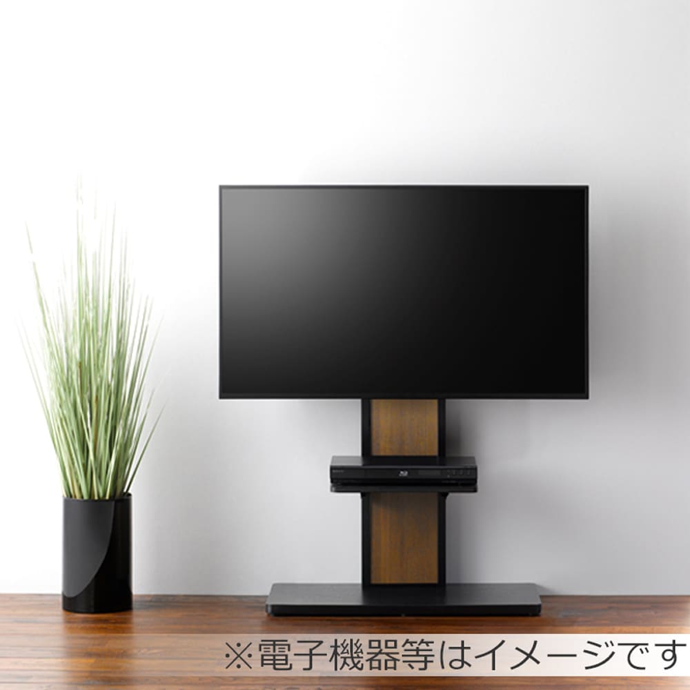 テレビスタンド　棚付き壁寄せ　ＡＳ−ＷＡ８００　ブラック